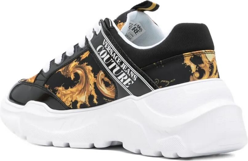 Versace Jeans Couture Baroque sneakers Zwart - Foto 3