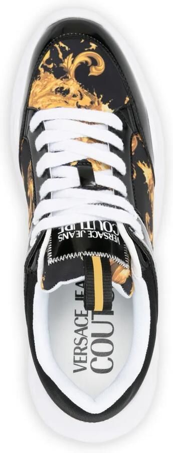 Versace Jeans Couture Baroque sneakers Zwart - Foto 4