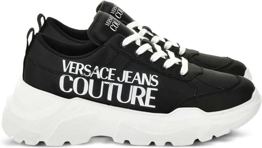 Versace Jeans Couture Chunky sneakers met logo Zwart
