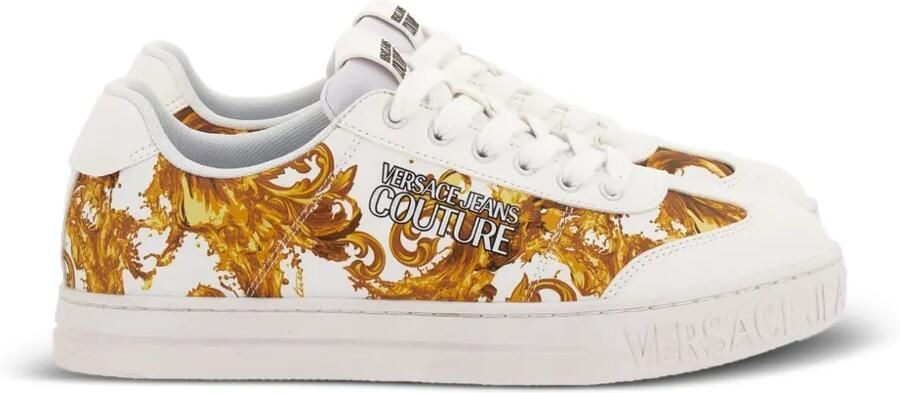 Versace Jeans Couture Court 88 sneakers met logo Wit