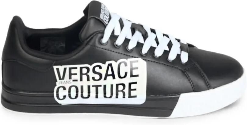 Versace Jeans Couture Court Couture logo-print sneakers Zwart