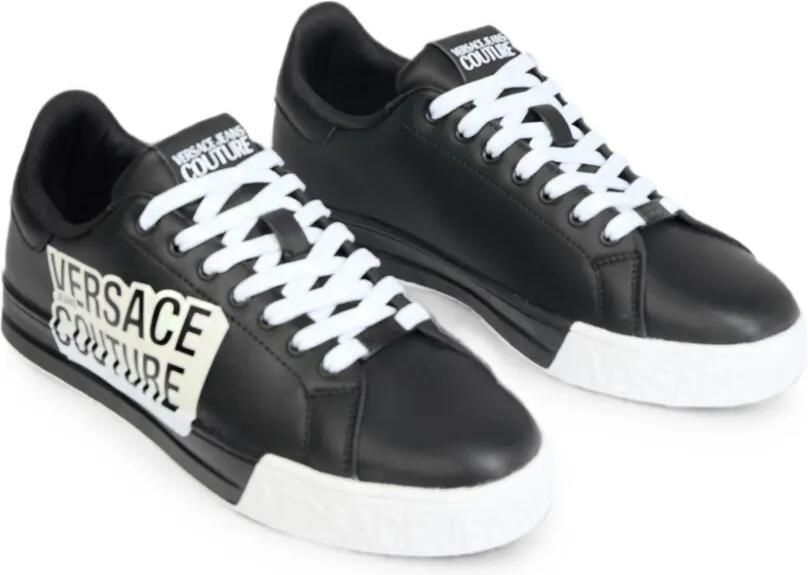 Versace Jeans Couture Court Couture logo-print sneakers Zwart - Foto 4