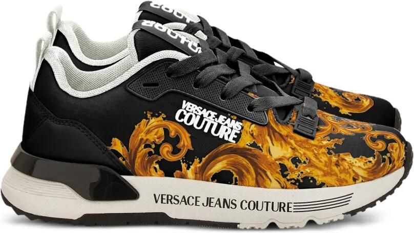 Versace Jeans Couture Fondo Dynamic sneakers met print Zwart