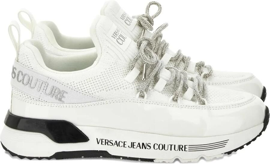 Versace Jeans Couture Fondo sneakers met mesh vlak Wit