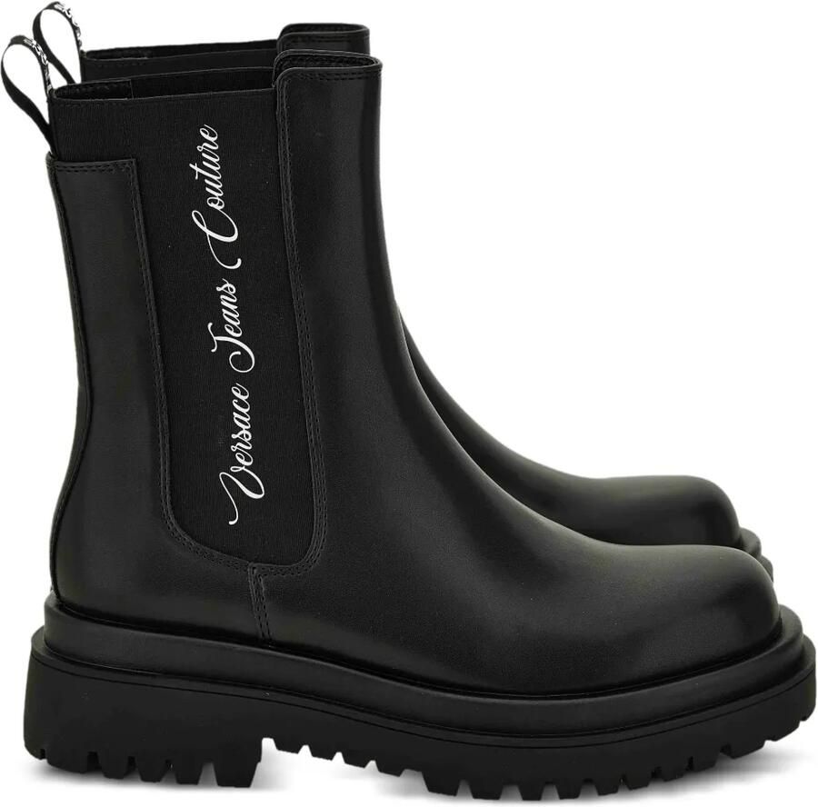 Versace Jeans Couture Laarzen met elastische vlakken Zwart