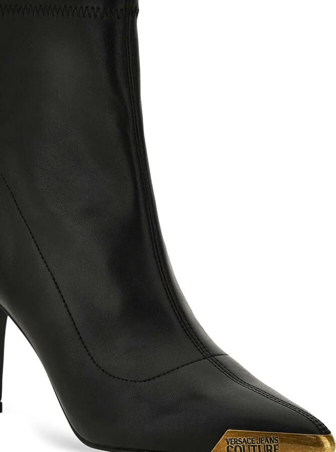 Versace Jeans Couture Laarzen met metallic neus Zwart - Foto 4