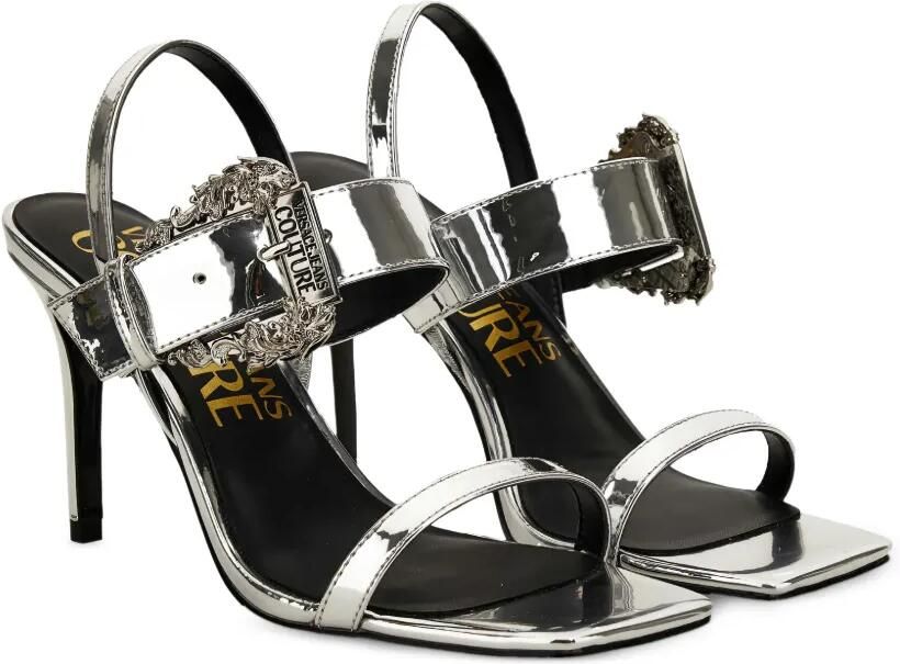 Versace Jeans Couture Sandalen met bandjes en verfraaide gesp Zilver - Foto 2