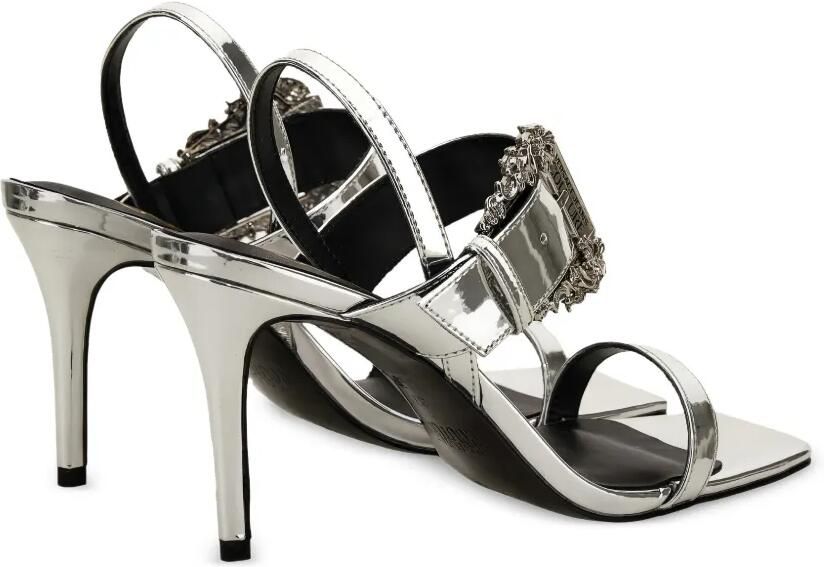 Versace Jeans Couture Sandalen met bandjes en verfraaide gesp Zilver - Foto 3