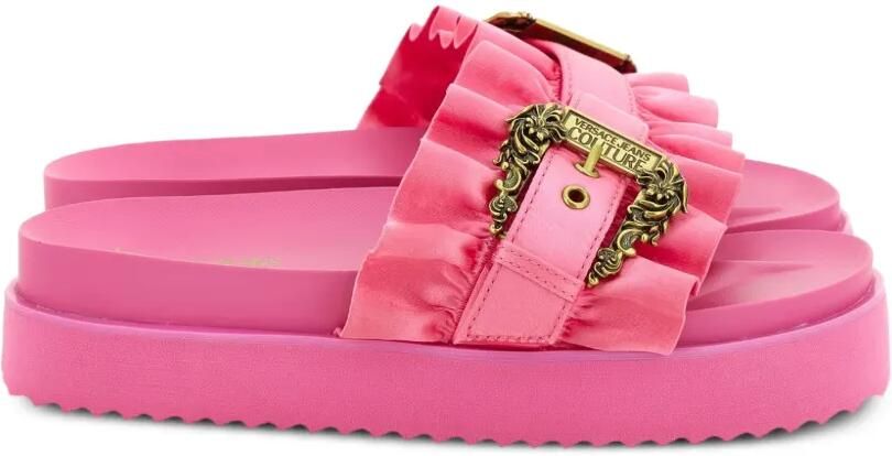 Versace Jeans Couture Sandalen met gesp Roze