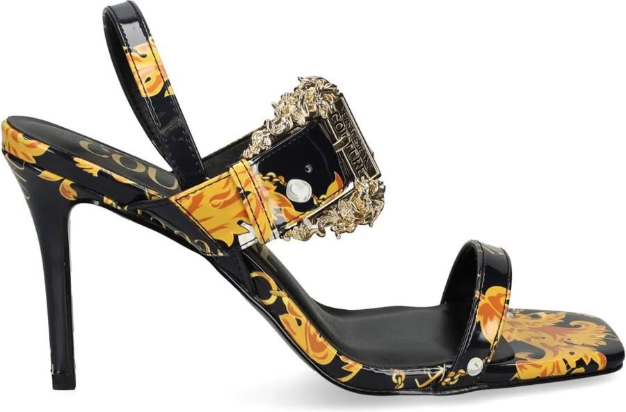 Versace Jeans Couture Sandalen met gesp Zwart