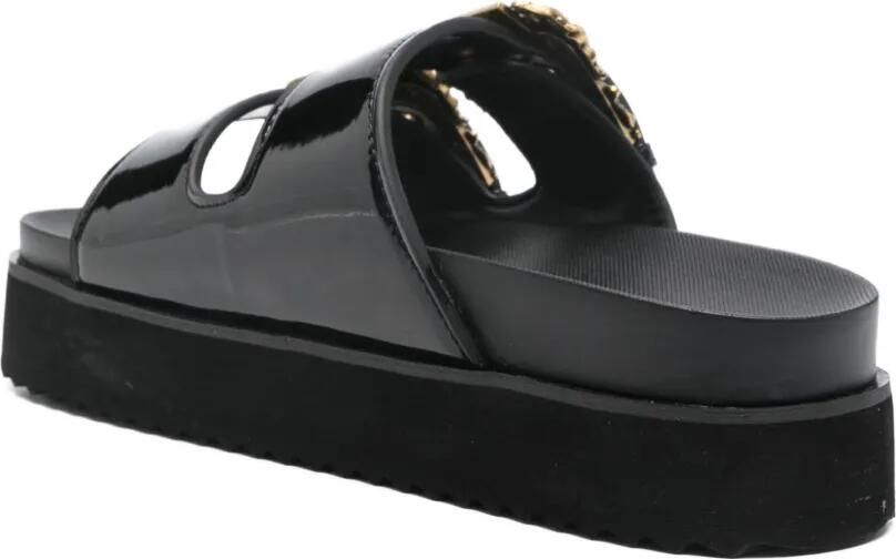 Versace Jeans Couture Sandalen met gesp Zwart - Foto 3