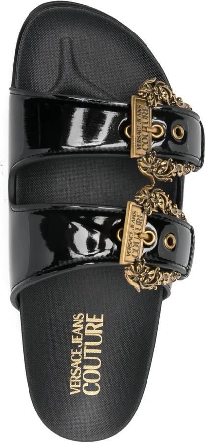 Versace Jeans Couture Sandalen met gesp Zwart - Foto 4