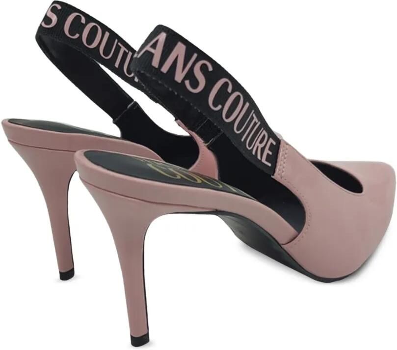 Versace Jeans Couture Slingback pumps met logo Roze - Foto 2