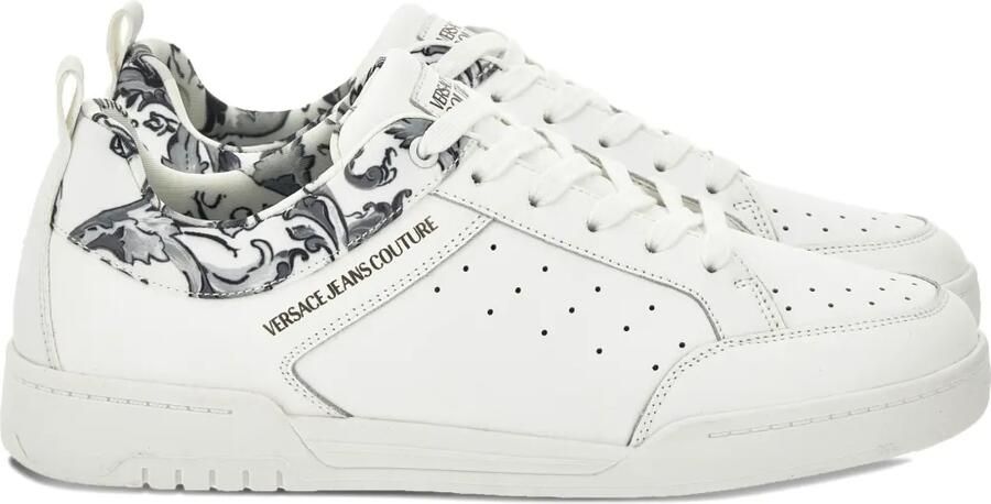 Versace Jeans Couture Sneakers met barokprint Wit