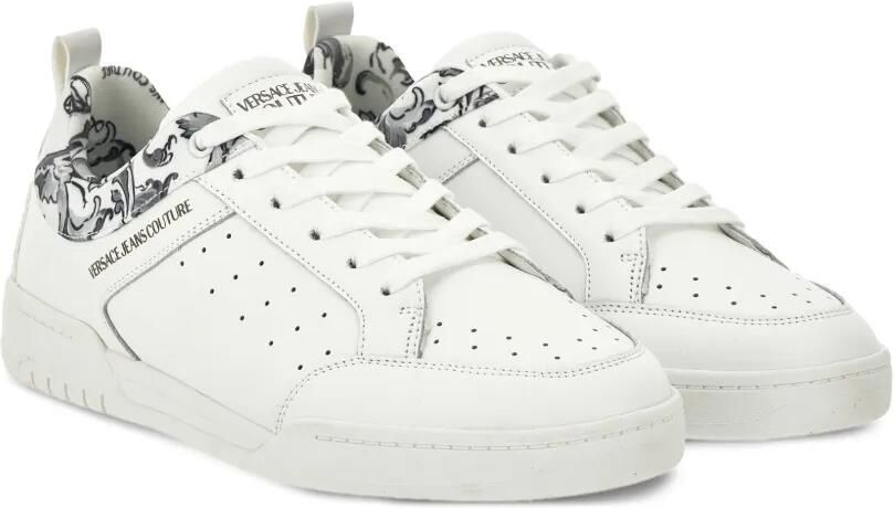 Versace Jeans Couture Sneakers met barokprint Wit - Foto 3