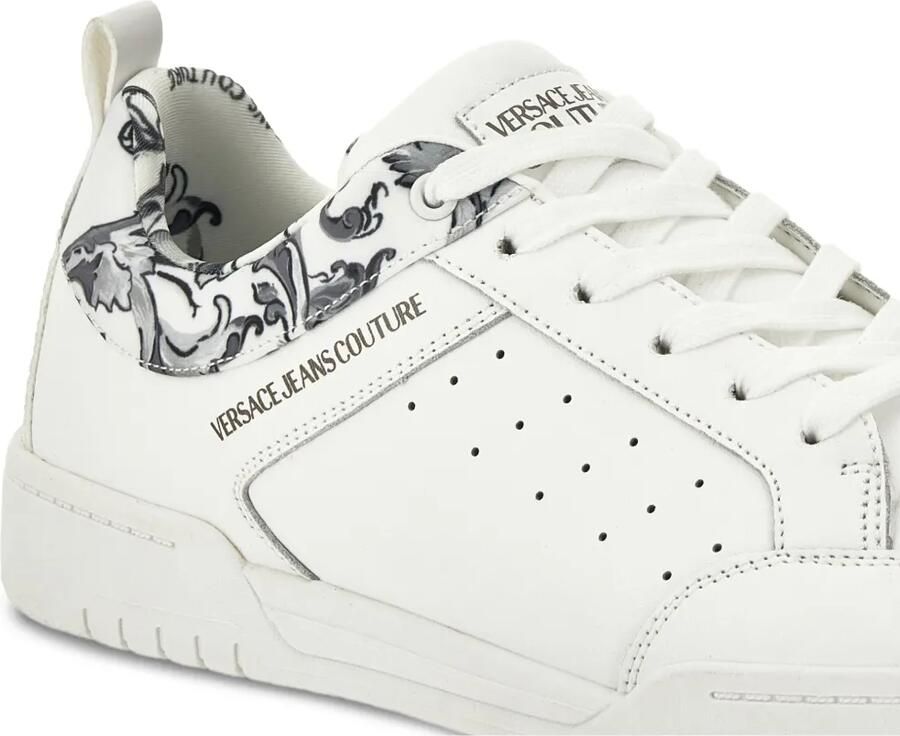 Versace Jeans Couture Sneakers met barokprint Wit - Foto 2