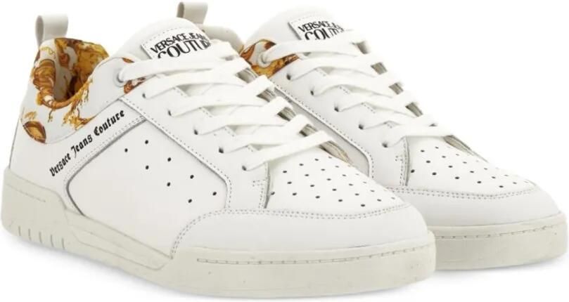 Versace Jeans Couture Sneakers met barokprint Wit - Foto 2