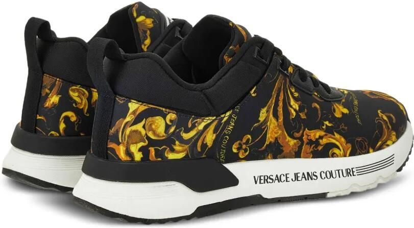 Versace Jeans Couture Sneakers met barokprint Zwart - Foto 3