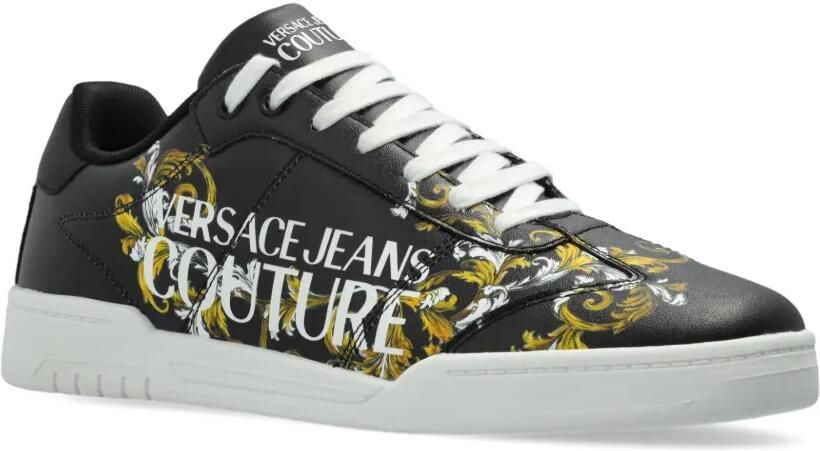 Versace Jeans Couture Sneakers met borduurwerk Zwart - Foto 4