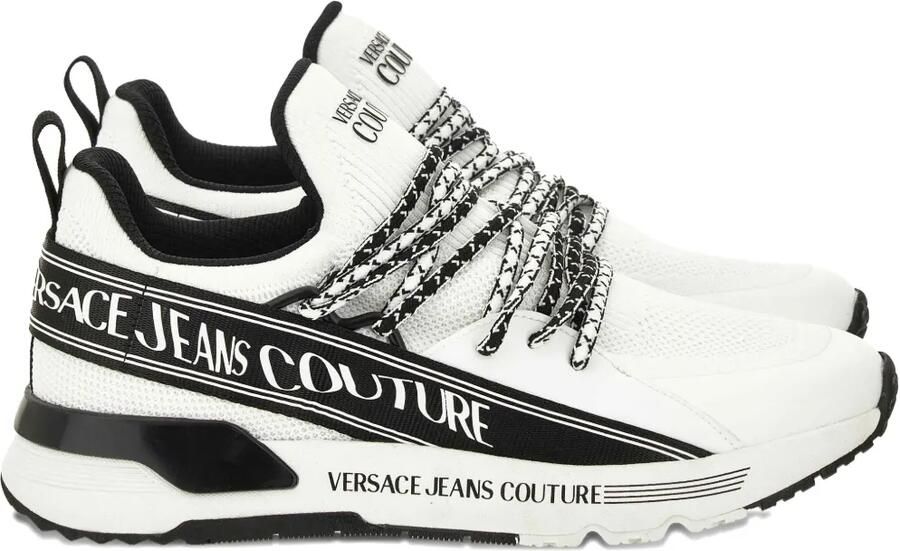 Versace Jeans Couture Sneakers met logo Wit