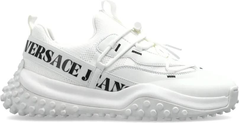 Versace Jeans Couture Sneakers met logo Wit