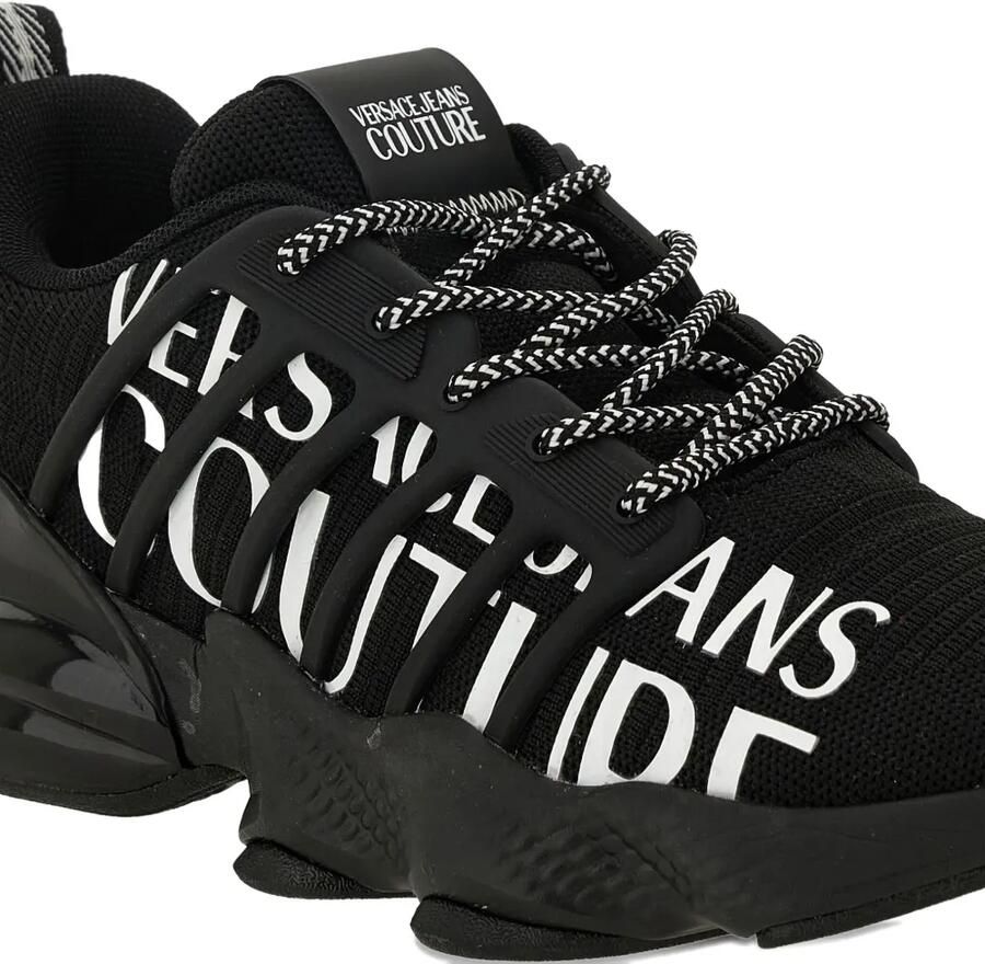 Versace Jeans Couture Sneakers met logo Zwart - Foto 2