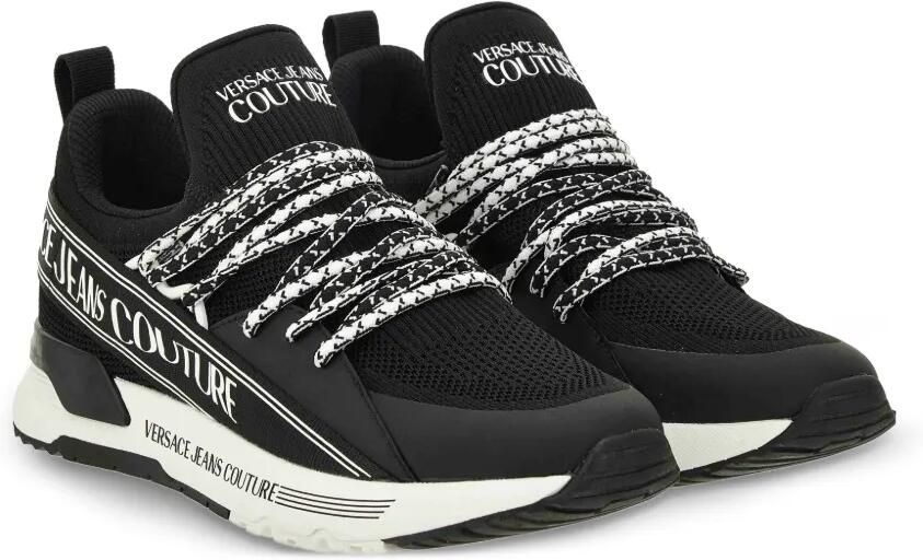 Versace Jeans Couture Sneakers met logo Zwart - Foto 3