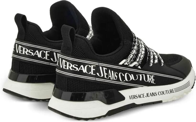 Versace Jeans Couture Sneakers met logo Zwart - Foto 4