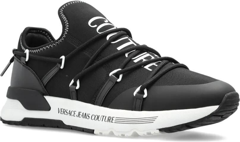 Versace Jeans Couture Sneakers met logo Zwart - Foto 3