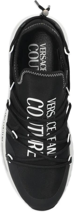 Versace Jeans Couture Sneakers met logo Zwart - Foto 5