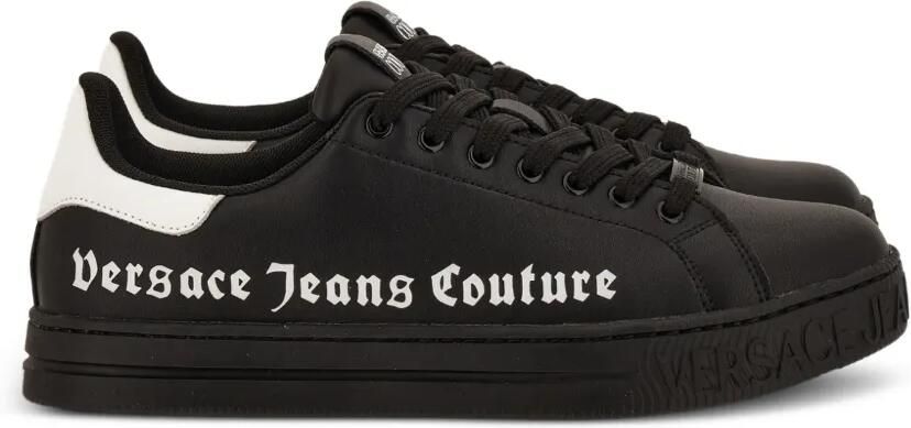 Versace Jeans Couture Sneakers met logo Zwart