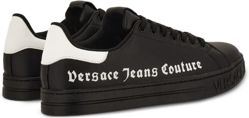 Versace Jeans Couture Sneakers met logo Zwart - Foto 3