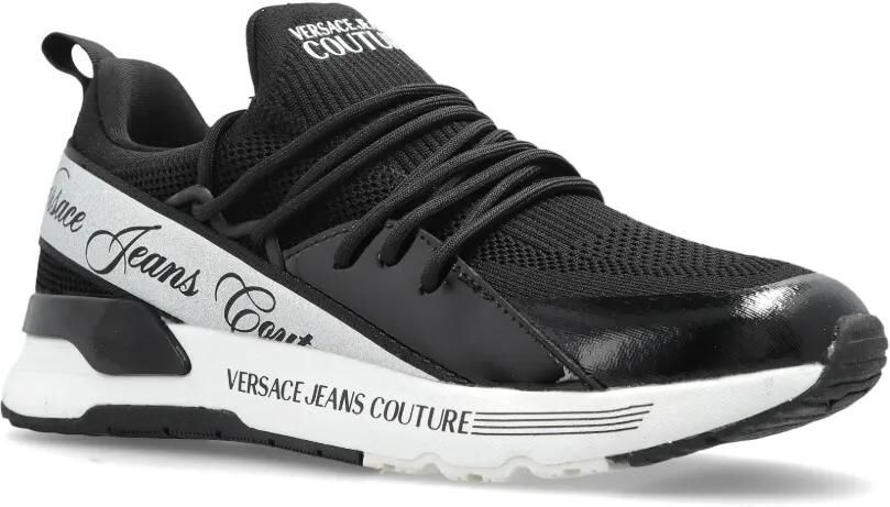Versace Jeans Couture Sneakers met logoband Zwart - Foto 3