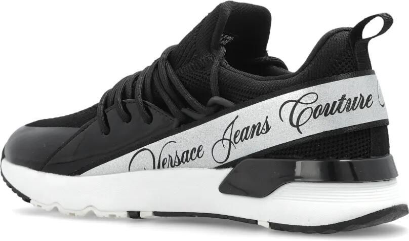 Versace Jeans Couture Sneakers met logoband Zwart - Foto 2