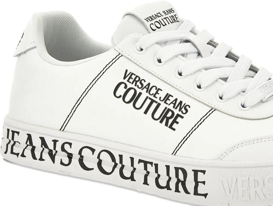 Versace Jeans Couture Sneakers met logodetail Wit - Foto 2