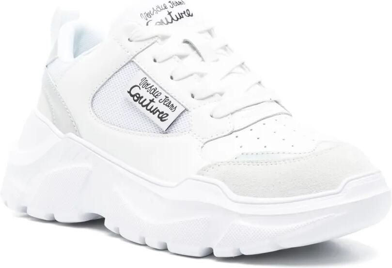 Versace Jeans Couture Sneakers met logopatch Wit - Foto 3