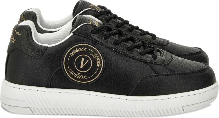 Versace Jeans Couture Sneakers met logopatch Zwart