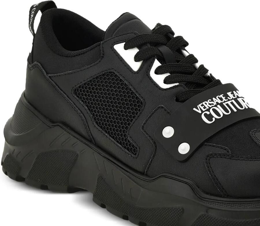 Versace Jeans Couture Sneakers met logoplakkaat Zwart - Foto 2