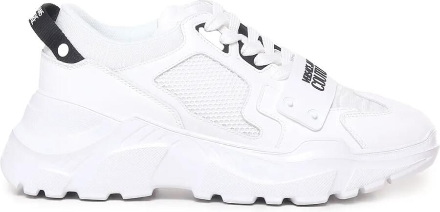 Versace Jeans Couture Sneakers met logoprint Wit