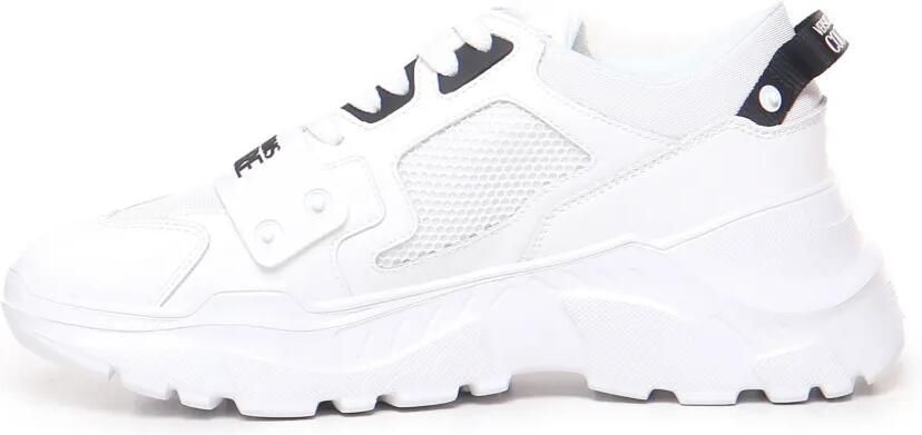 Versace Jeans Couture Sneakers met logoprint Wit - Foto 4
