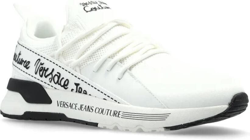 Versace Jeans Couture Sneakers met logoprint Wit