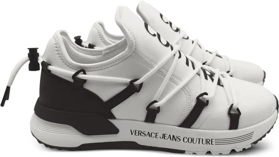 Versace Jeans Couture Sneakers met logoprint Wit