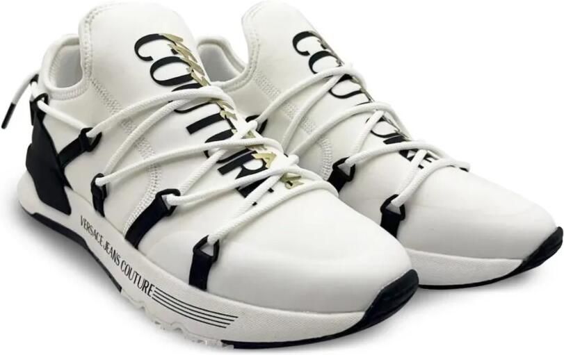 Versace Jeans Couture Sneakers met logoprint Wit - Foto 3