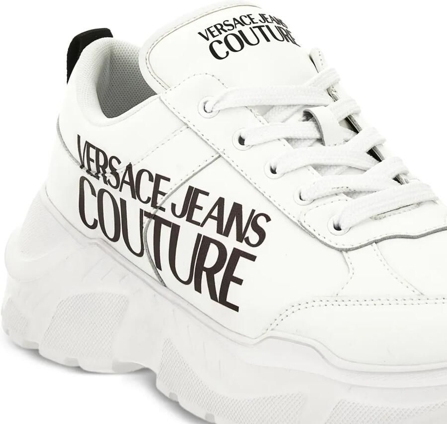 Versace Jeans Couture Sneakers met logoprint Wit - Foto 2