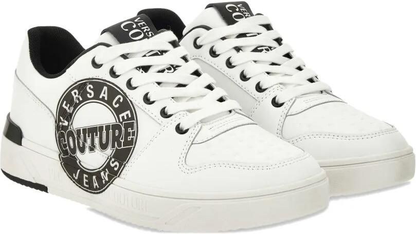 Versace Jeans Couture Sneakers met logoprint Wit - Foto 4