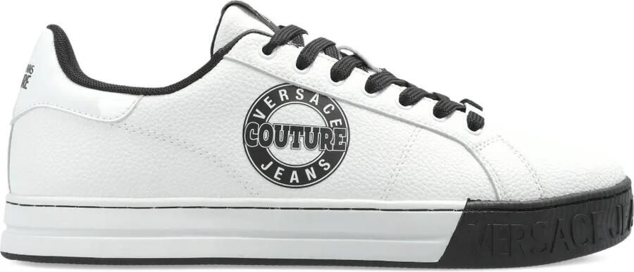 Versace Jeans Couture Sneakers met logoprint Wit