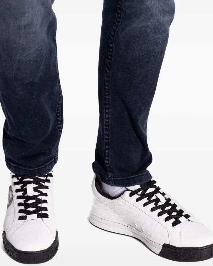 Versace Jeans Couture Sneakers met logoprint Wit - Foto 3