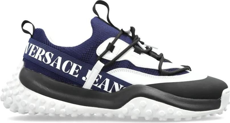 Versace Jeans Couture Sneakers met logoprint Wit
