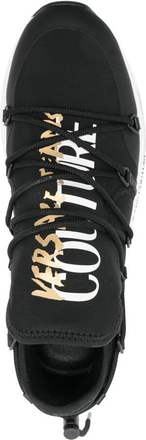 Versace Jeans Couture Sneakers met logoprint Zwart - Foto 4