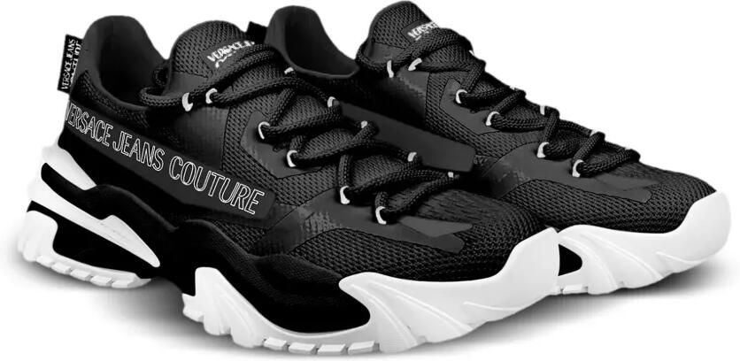 Versace Jeans Couture Sneakers met logoprint Zwart - Foto 3